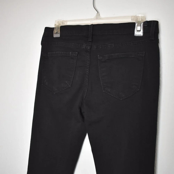 KanCan Skinny Jeans Sz 27 Mid Rise Denim Pants Distressed Grunge Destroyed Black - Picture 7 of 16
